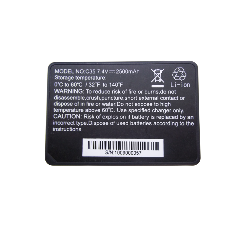 7.4V 2500mAh 653450 工控設備鋰離子電池 鈷酸鋰材料